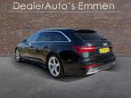 Audi A6 Avant 40 TDI 204PK Sport Launch edition Sport, Gebruikt, 4 cilinders, Leder en Stof, Zwart