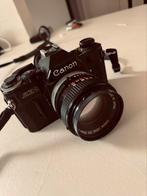 Te koop: Canon AE-1 spiegelreflex camera, Ophalen, Zo goed als nieuw, Spiegelreflex, Canon