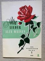 2 x bladmuziek voor accordeon, Duitse liedjes, Gebruikt, Overige genres, Overige soorten, Ophalen of Verzenden