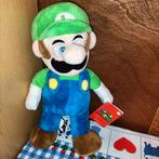 Nieuwe Luigi knuffel met kaartje broer van Mario, Kinderen en Baby's, Speelgoed | Knuffels en Pluche, Ophalen of Verzenden, Nieuw