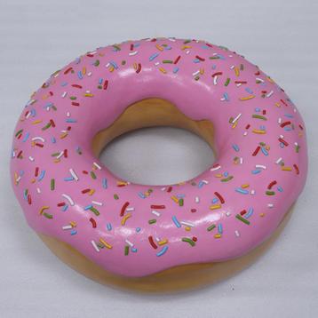Donut – 71 cm – Chocolade - Roze - Diameter 71 cm beschikbaar voor biedingen