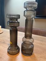 Glazen kandelaars van PTMD ZGAN, Ophalen, Overige materialen, Zo goed als nieuw, Bruin