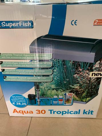 Aquarium Start 30 Tropical Kit Retro 27 l - Aquaria - Wit beschikbaar voor biedingen