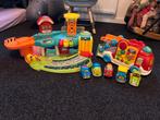 Vtech toetoet autos, garage en oplegger, Ophalen, Gebruikt