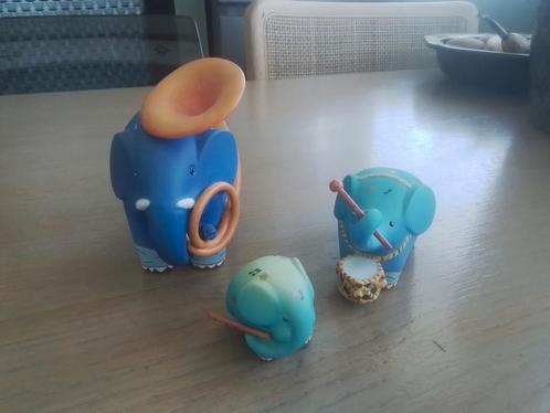 3 Goebel olifanten, muziek spelend, Verzamelen, Beelden en Beeldjes, Zo goed als nieuw, Ophalen of Verzenden