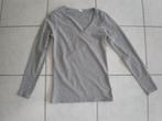 Grijze longsleeve (t-shirt) van Sutherland, V-hals, maat XS, Kleding | Dames, T-shirts, Ophalen of Verzenden, Zo goed als nieuw