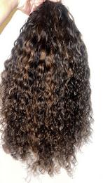 Half Wig/Flip Over Pruik met Highlights - 18 inch, Sieraden, Tassen en Uiterlijk, Uiterlijk | Haarverzorging, Ophalen of Verzenden