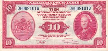 NEDERLANDSCH  -  INDIE TIEN GULDEN 1943 beschikbaar voor biedingen