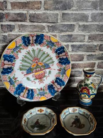 Lotje Makkum Aardewerk Set beschikbaar voor biedingen