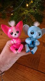 Fingerlings - Roze Vos & Blauwe Olifant, Ophalen of Verzenden, Gebruikt