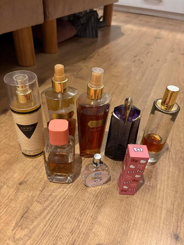 Parfum Collectie - Guess, Zara, Hello Kitty & Meer!, Sieraden, Tassen en Uiterlijk, Uiterlijk | Parfum, Gebruikt, Ophalen of Verzenden