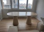Travertin Marmer eettafel NIEUW IN VERPAKKING, Ophalen, Overige materialen, Marmer, 50 tot 75 cm