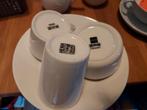 Hema ceramic ivoorwit borden, Ophalen, Keramiek, Zo goed als nieuw, Bord(en)
