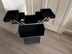 Beauty kofferr Nagel/make-op koffer uitklapbaar, Ophalen, Zwart, Zo goed als nieuw, Handen en Nagels