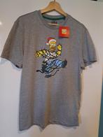 Homer Kerst Tshirt The Simpsons Large nieuw, Kleding | Heren, T-shirts, Nieuw, Maat 52/54 (L), Grijs, Ophalen of Verzenden