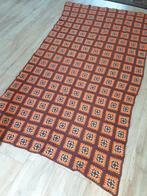 Vintage sprei, jaren 70, 240 x140 cm, Huis en Inrichting, Slaapkamer | Beddengoed, Gebruikt, Overige typen, Tweepersoons, Oranje