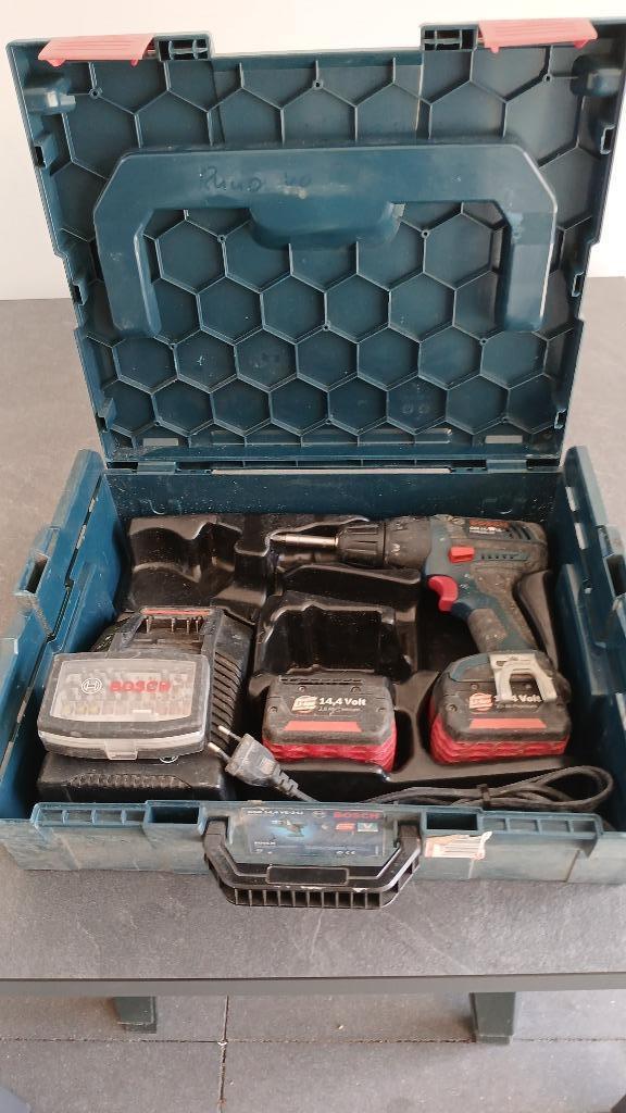 Bosch GSR 14.4VE-2-LI accuboormachine schroefboormachine, Doe-het-zelf en Verbouw, Gereedschap | Boormachines, Gebruikt, Boor- en Schroefmachine