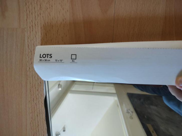 4 X IKEA Lots Spiegels 30 X 30 CM ongebruikt, Huis en Inrichting, Woonaccessoires | Spiegels, Zo goed als nieuw, Minder dan 50 cm