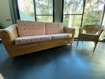 Gratis Rieten bankje