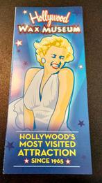 Promotieflyer Wax Museum Hollywood - Marilyn Monroe cover, Verzenden, Nieuw, Foto of Kaart