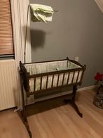 Antieke Houten Wieg met Hemel, Kinderen en Baby's, Babywiegjes en Ledikanten, Ophalen, Gebruikt, Wieg
