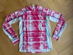 Oxylane stretch sport ski longsleeve shirt roze wit mt 152!, Meisje, Ophalen of Verzenden, Zo goed als nieuw, Oxylane