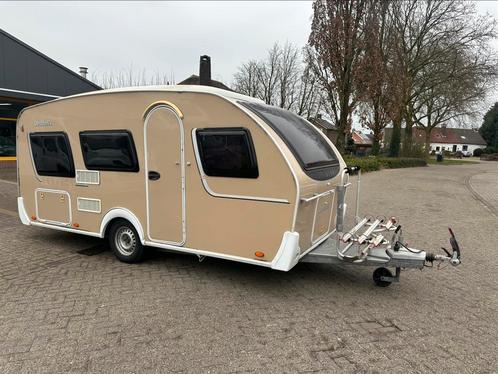 Dethleffs Tourist 440DB 2014 incl fietsenrek/ luifel, Caravans en Kamperen, Caravans, Bedrijf, tot en met 4, 1000 - 1250 kg, Standaardzit