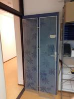 billy kast met 2 sets (=4) glazen deuren bloemmotief, Ophalen, 150 tot 200 cm, 25 tot 50 cm, Gebruikt
