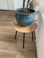 Houten Bijzettafeltje - Gebruikt, Huis en Inrichting, Tafels | Bijzettafels, Ophalen, Minder dan 45 cm, Minder dan 55 cm, Gebruikt