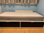 Ikea bed flaxa, Huis en Inrichting, Ophalen, Gebruikt, 90 cm, Eenpersoons