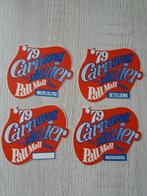 8 stickers Carnaval met plezier '79 Pall Mall Export, Overige typen, Ophalen of Verzenden, Zo goed als nieuw