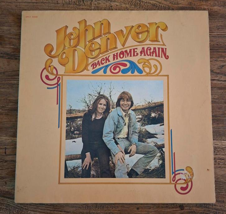 LP John Denver - Back Home Again, Cd's en Dvd's, Vinyl | Overige Vinyl, Gebruikt, 12 inch, Ophalen
