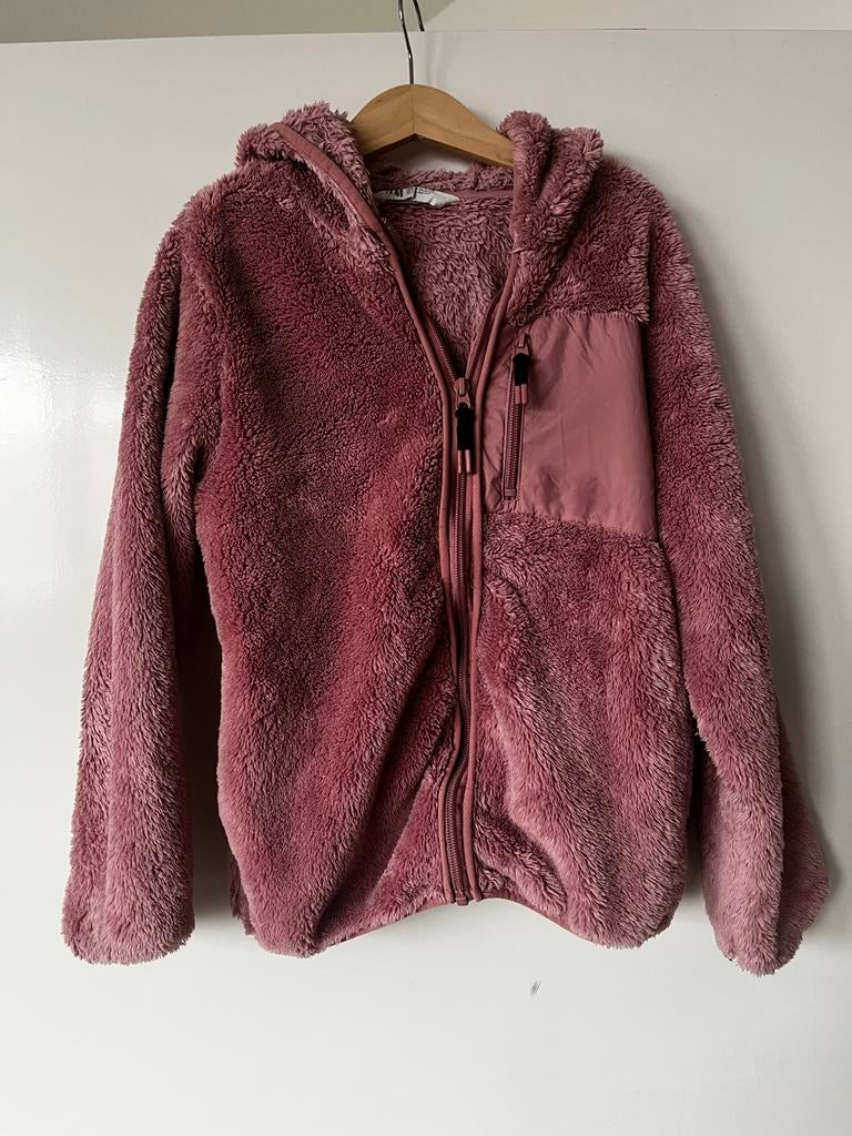 Roze H&M vest maat 134, Ophalen of Verzenden, Gebruikt, Meisje, Trui of Vest