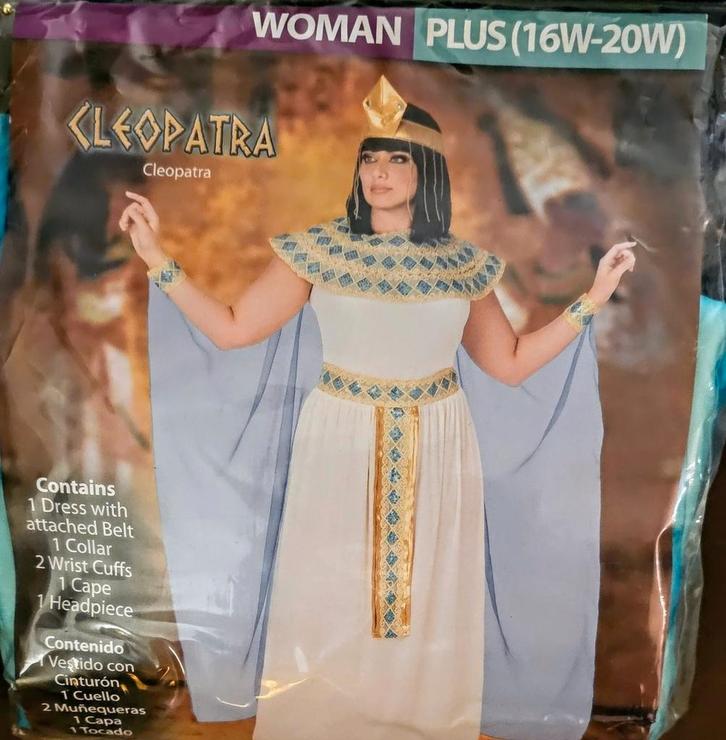 Halloween/Carnaval outfit Cleopatra PLUS size, Kleding | Dames, Carnavalskleding en Feestkleding, Zo goed als nieuw, Halloween