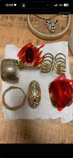 Diverse Gouden Armbanden Collectie, Overige materialen, Gebruikt, Ophalen of Verzenden, Met bedels of kralen