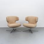 2 Vitra petit Repos fauteuil Naturel Caramel A Citterio, Zo goed als nieuw, Leer