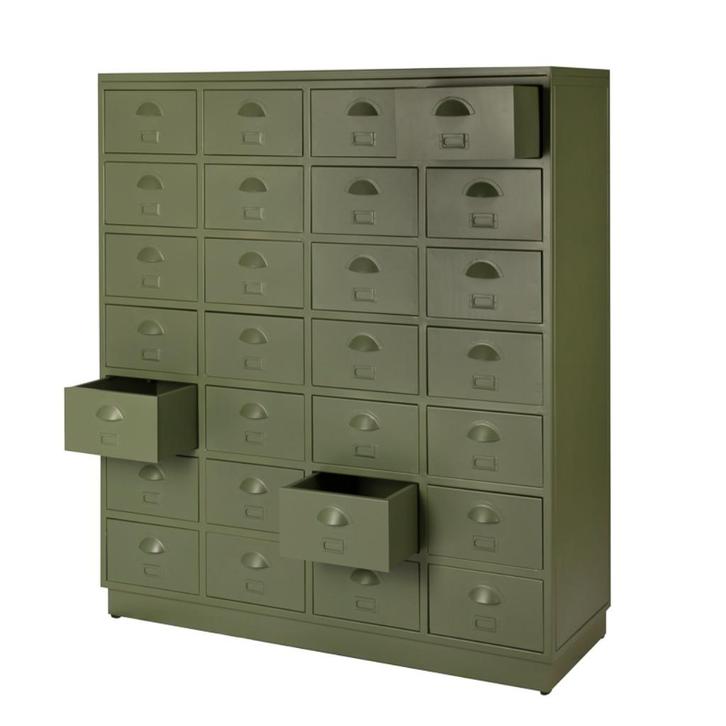 SHOWROOM Refurbished Industriële Ladekast Metaal Vintage, Huis en Inrichting, Kasten | Ladekasten, Nieuw, 100 tot 150 cm, 100 tot 150 cm