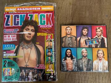 Rammstein Zick Zack Magazine + CD & Vinyl - Nieuw! beschikbaar voor biedingen