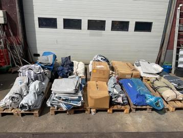 Partij voortenten luifels stokken carbon aluminium beschikbaar voor biedingen