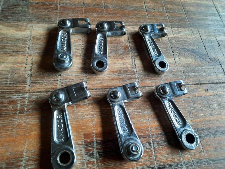 6 x mooie remhevels amadori voor campagnolo kreidler eitank, Fietsen en Brommers, Brommeronderdelen | Kreidler, Gebruikt, Overige typen