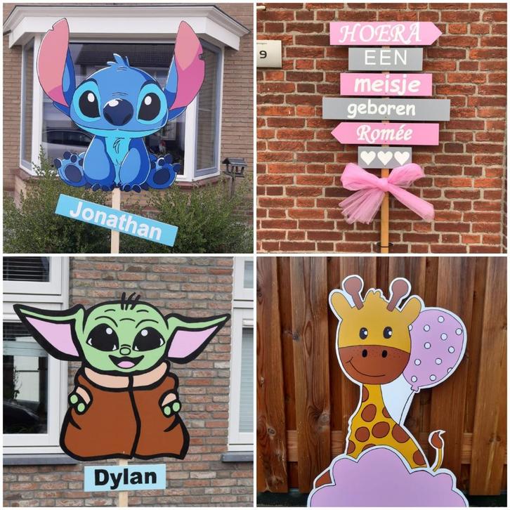 Geboorteborden te koop / geboortebord op bestelling / NIEUW, Kinderen en Baby's, Kraamcadeaus en Geboorteborden, Nieuw, Geboortebord