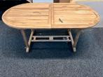 Eettafel ovaal hout naturel 180x100x76cm, Ophalen of Verzenden, Vijf personen of meer, Ovaal