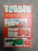 Puzzel kwartetspel, Jumbo, voor kleine kinderen, vintage, Hobby en Vrije tijd, Gezelschapsspellen | Kaartspellen, Ophalen of Verzenden