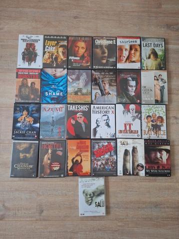 39 DVD's o.a. horror, aziatisch beschikbaar voor biedingen
