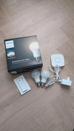 Philips Hue e27 starter kit, E27 (groot), Ophalen of Verzenden, Led-lamp, Zo goed als nieuw