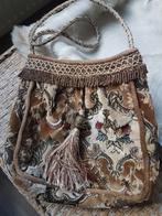 Mooie boho brokaat schoudertas POUPA LITZA, Ophalen of Verzenden, Zo goed als nieuw, Overige kleuren