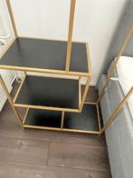 Gouden Boekenplank met Zwarte Planken, Antiek en Kunst, Antiek | Meubels | Kasten, Ophalen