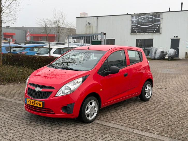 Chevrolet Spark 1.0 Bifuel 2011 Rood, Auto's, Chevrolet, Bedrijf, Spark, Benzine, B, Hatchback, Handgeschakeld, Origineel Nederlands