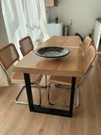 Boomstamtafel | goede staat, Huis en Inrichting, Tafels | Eettafels, Ophalen, 100 tot 150 cm, 50 tot 100 cm, Vier personen
