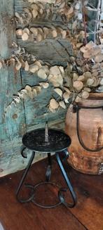 Grote brocante gietijzeren kandelaar, Huis en Inrichting, ., Ophalen of Verzenden, Zo goed als nieuw, .
